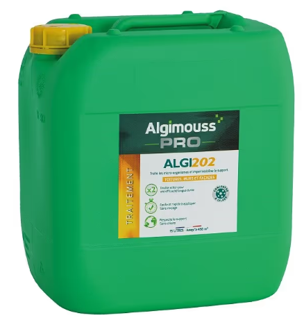 Algi 202 15L - Antimousse toiture mur façade - 058002 - Algipro